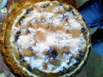 blueberry peach pie unbaked