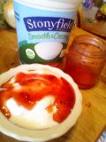 strawberry and stonyfield yogurt