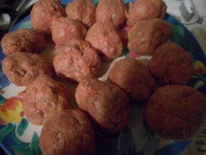 lentil stew, turkey meatballs 002