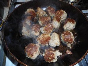 lentil stew, turkey meatballs 003