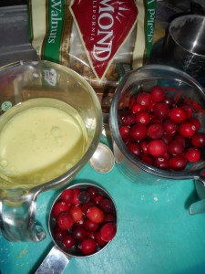 turkey meatballs, cranberry blue muffins 003