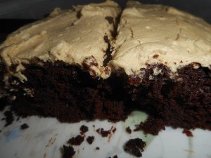 chocolate cake, meat pie 016