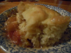 rhubarb cobbler 002