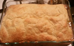 rhubarb cobbler
