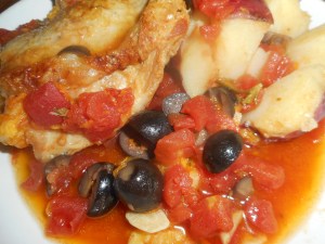 chicken with olives 003