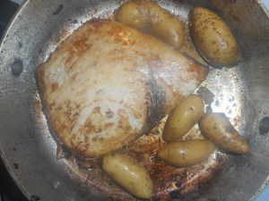 seafood pasta and swordfish 012