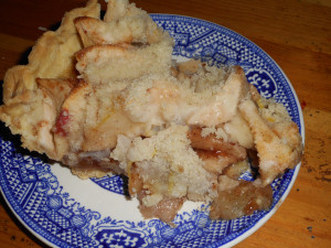 apple pear pie, squash, chicken and dumplings 019