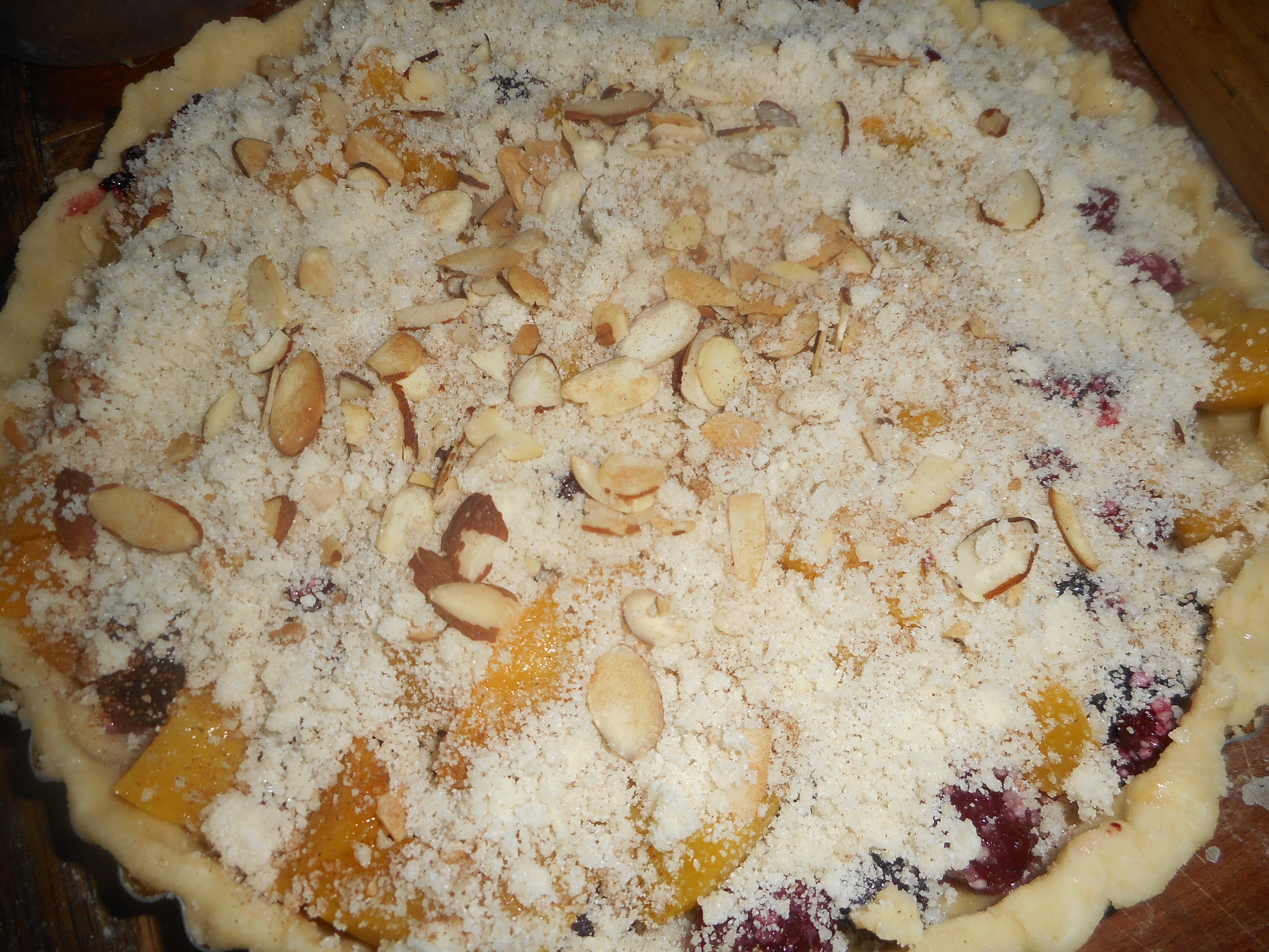 pulled pork tacos and berry berry tart 005