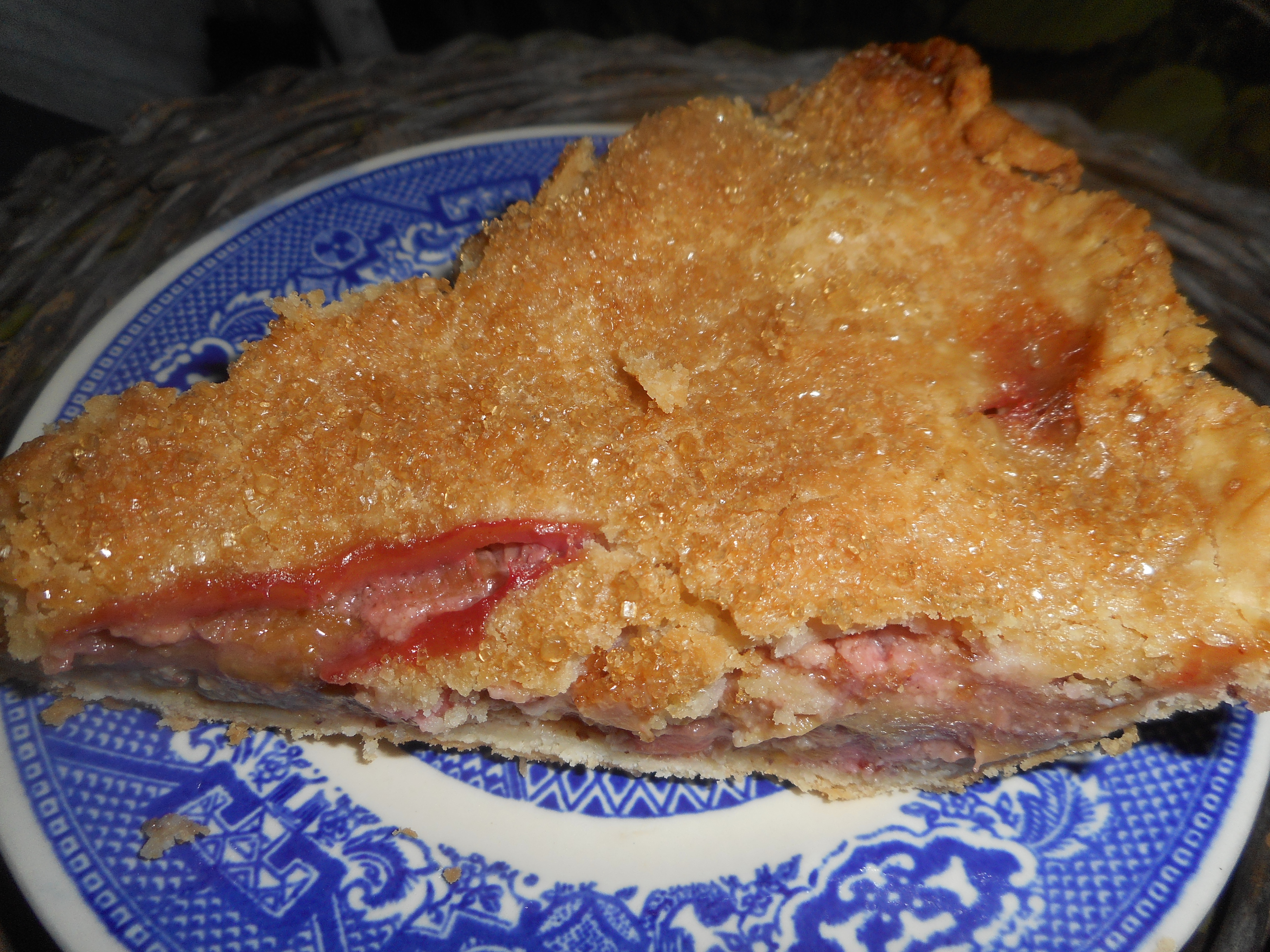 rhubarb frangipane pie 001