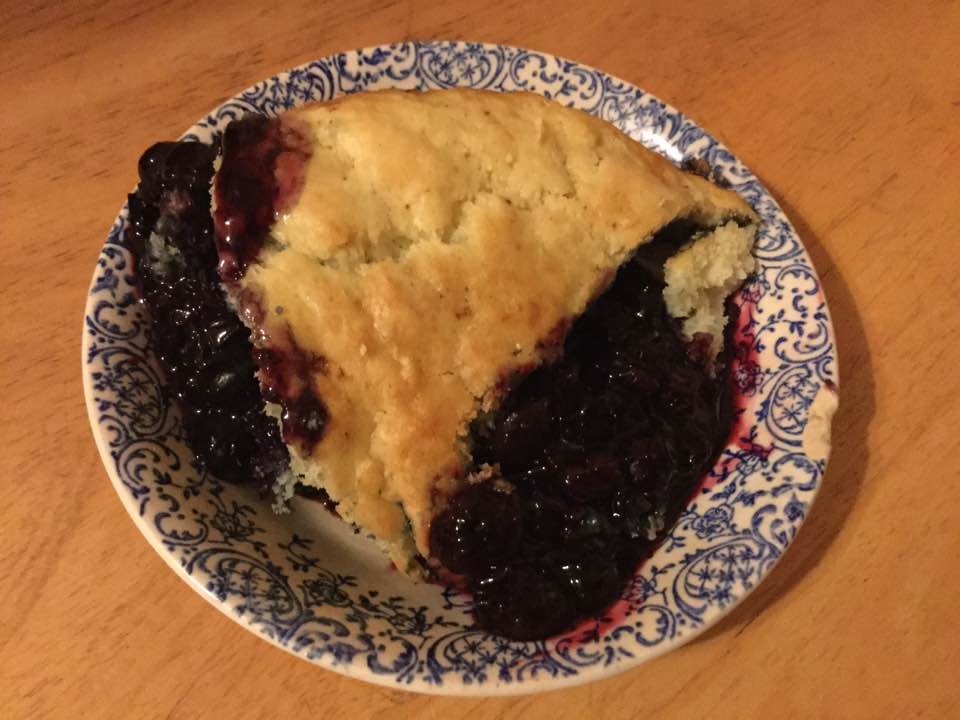 cobbler in dish