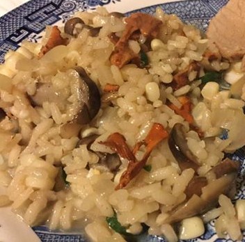 mushroom risotto
