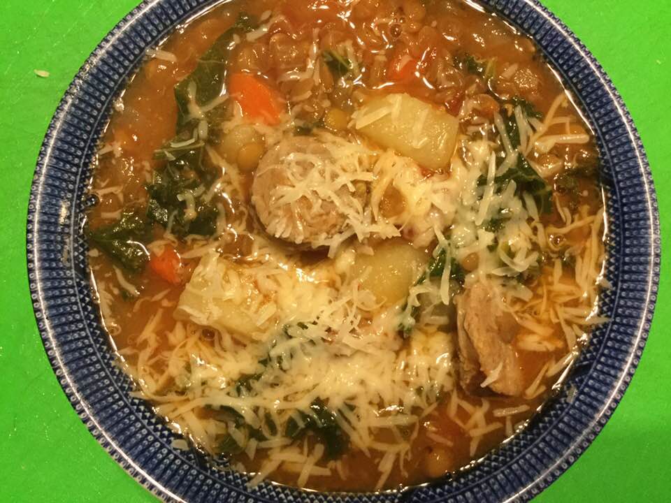 sausage lentil stew