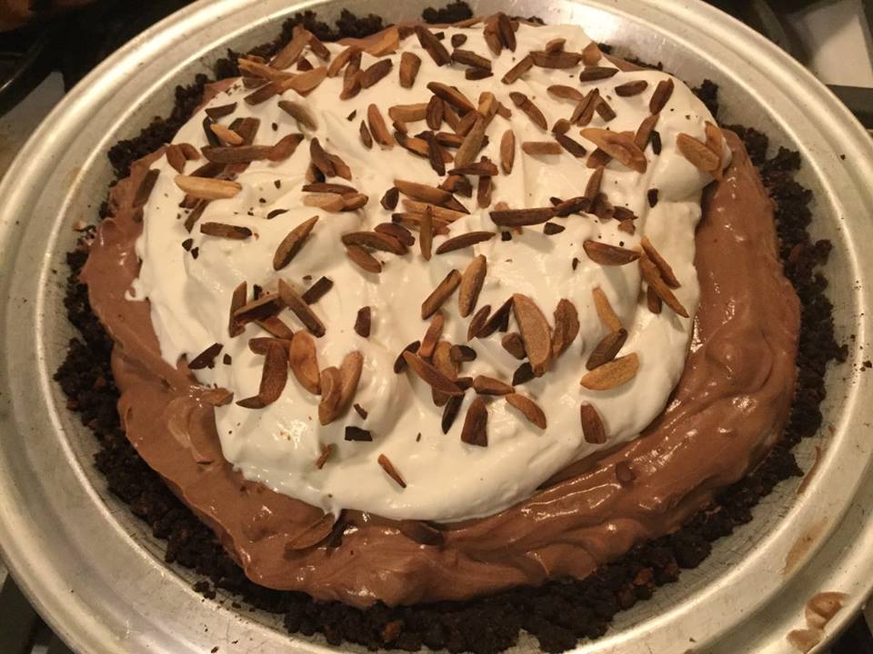 choc cloud pie
