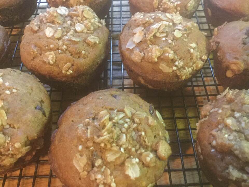 muffins, stuffed, baked