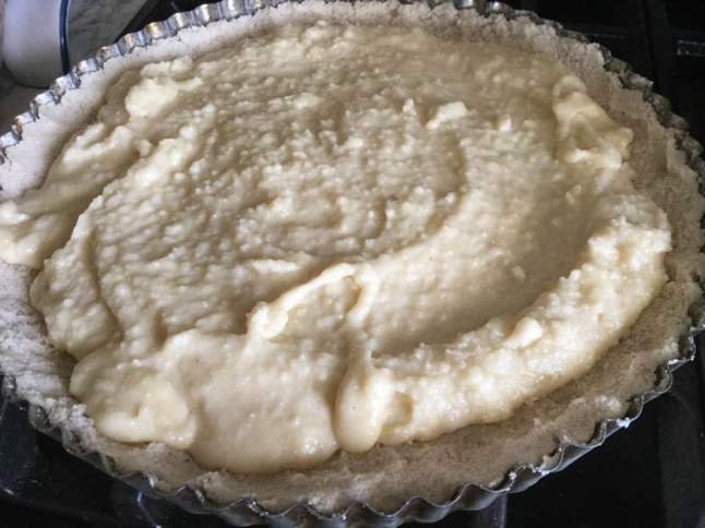 apple tart with frangipane filling only