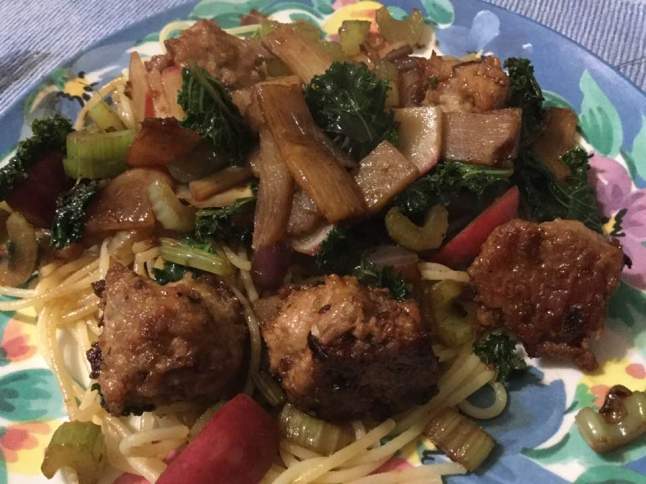 meatball stirfry 1