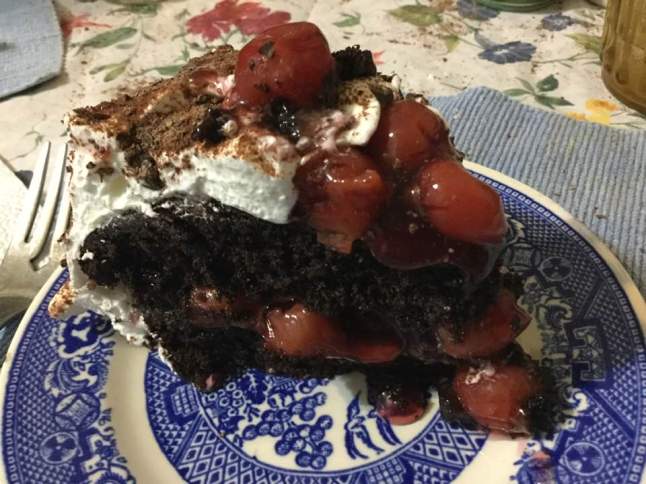 black forest cake slice